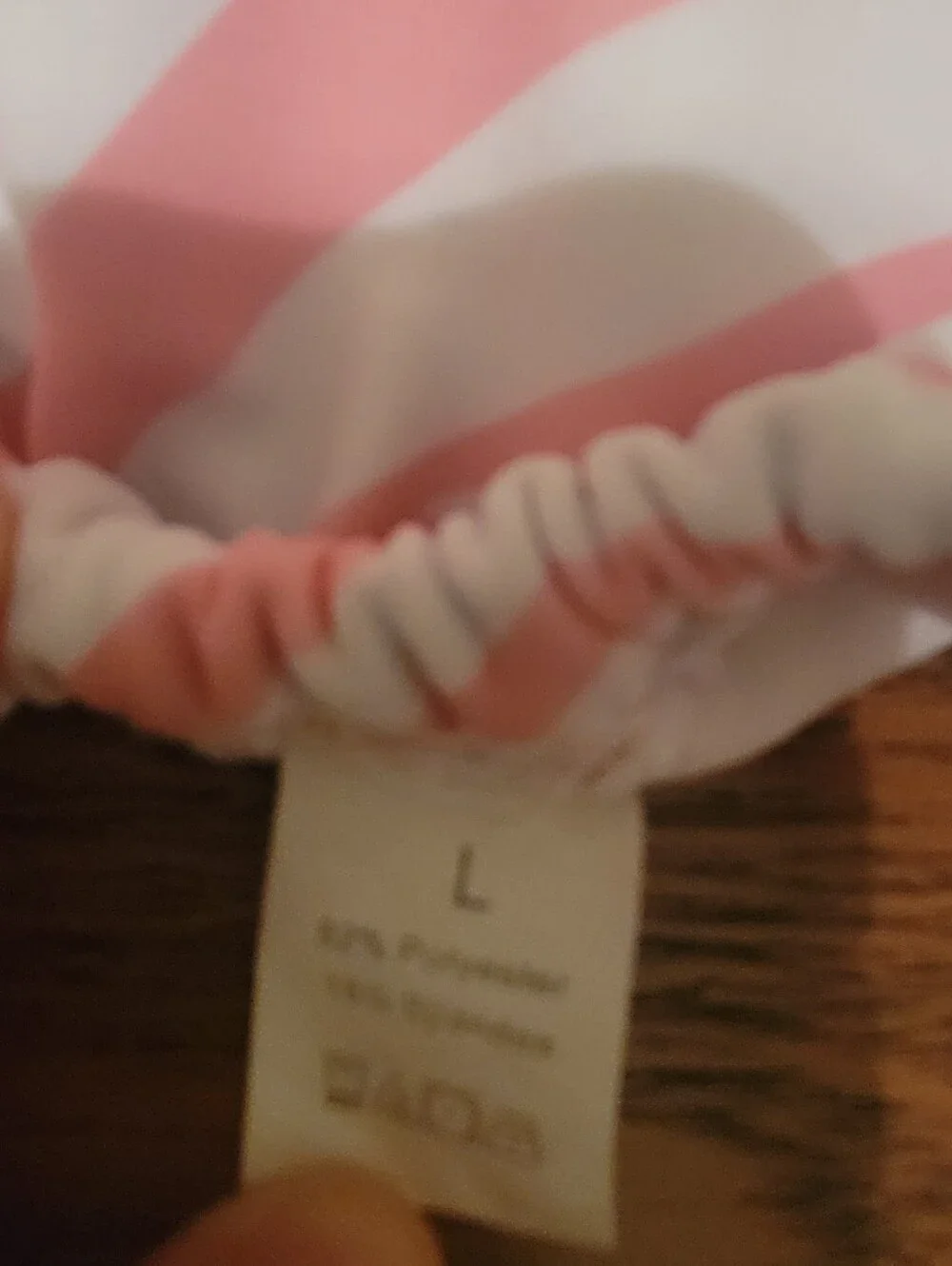 Pink & White Abstract Swirl 4-Piece Bikini Set with Matching Skirt & Head Scarf